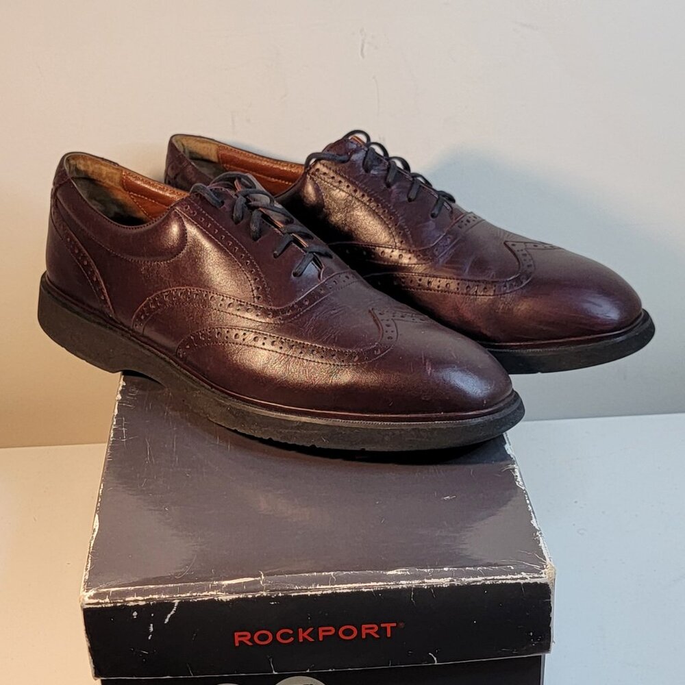 ROCKFORD VICTORY LANE WINGTIP SHOES